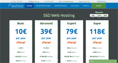 Desktop Screenshot of alexhost.com