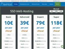 Tablet Screenshot of alexhost.com